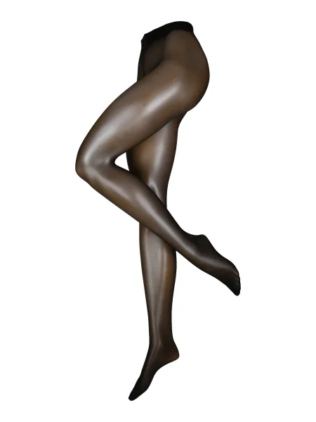 FALKE Jemné pančuchy Seidenglatt' čierna