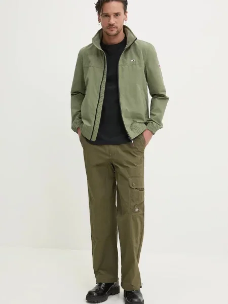 Tommy Jeans kurtka przejściowa zielony