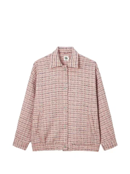 Geacă B+ab din tweed roz