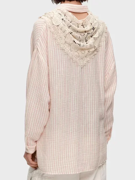 Сорочка у смужку Bimba Y Lola рожева