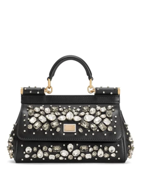 Geantă Dolce & Gabbana Sicily negru