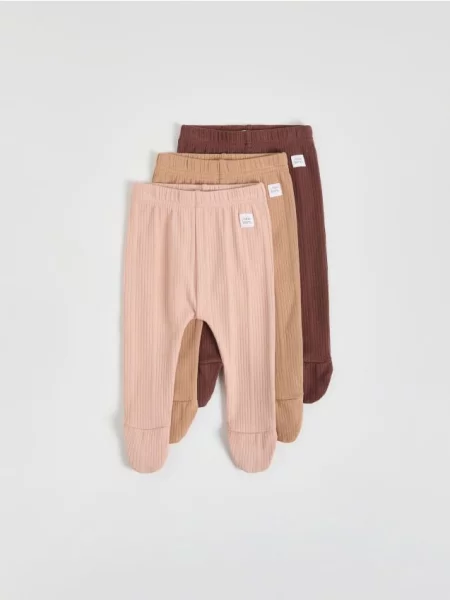 Reserved легінси набір з 3 кавовий 