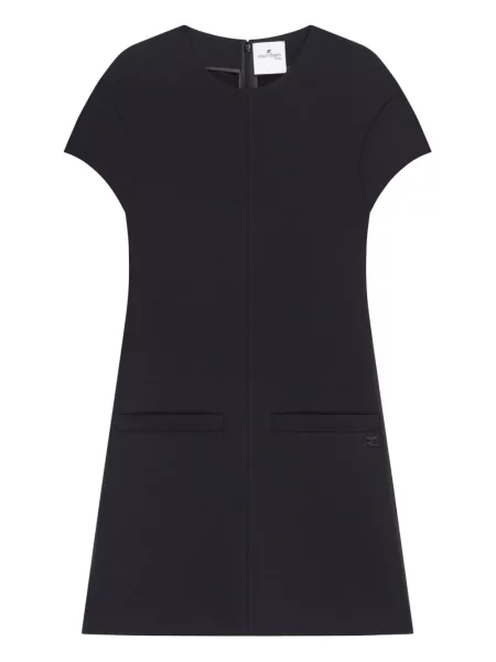 Rochie mini Courreges de costum negru