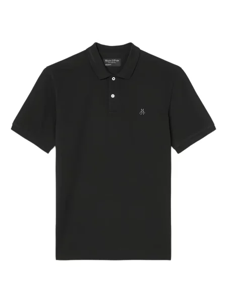 Tricou polo Marc O'polo cu broderie negru