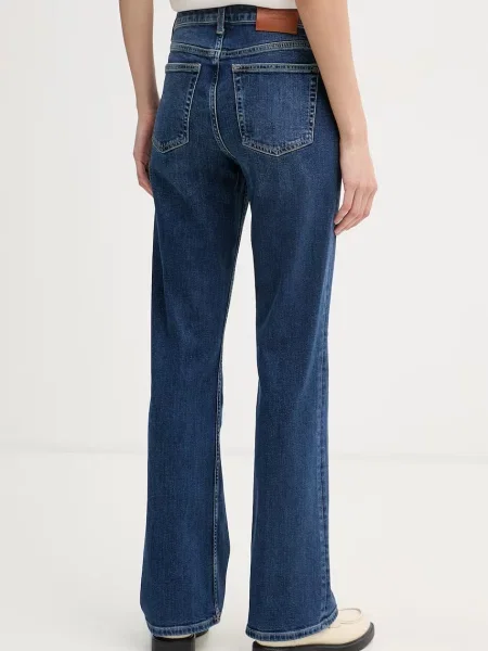 Gant jeansy flare niebieskie