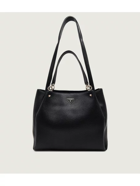 Guess Geantă shopper + borsetă Lorella Girlfriend negru