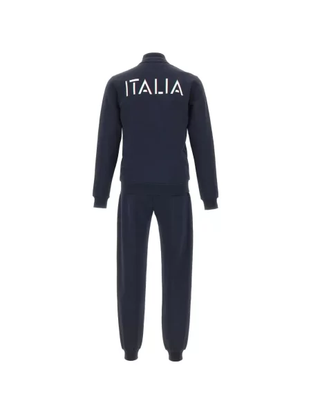 Trening Ea7 Emporio Armani cu autograf albastru