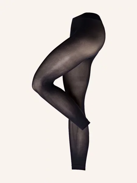Falke Legginsy Rajstopowe Matt Deluxe blau