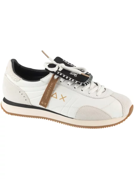 Pantofi Sun68 alb