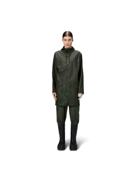 Kurtka Rains Long Jacket green zielona