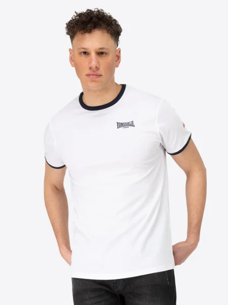 LONSDALE Majica Trelill temno modra bela