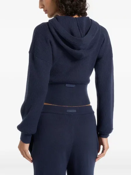 Decupat hanorac cu glugă Manière De Voir albastru