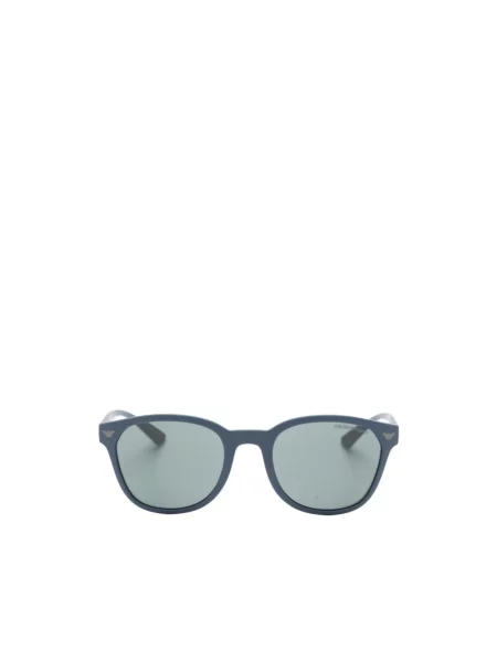 Okulary przeciwsłoneczne Emporio Armani niebieskie