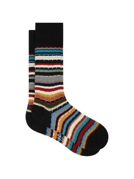 Șosete Paul Smith cu dungi negru