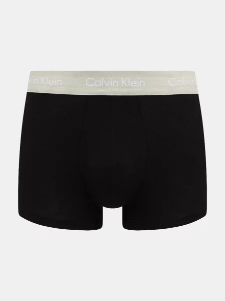 Boxeralsó Calvin Klein Low Rise Trunk 5 pairs black in plume wb/black in misty sage wb. Méret: S fekete