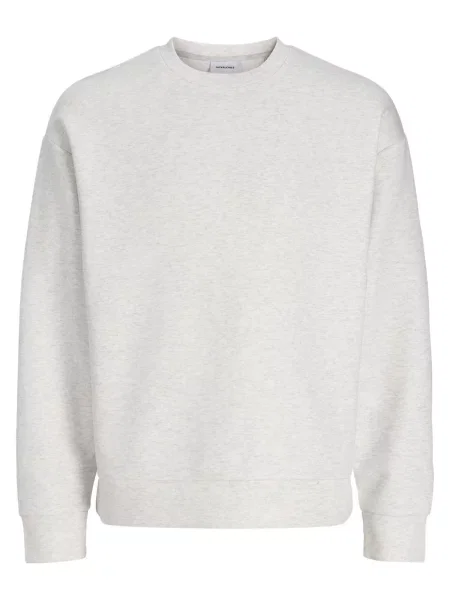 JACK & JONES Μπλούζα φούτερ JJEBARRON μελανζέ λευκό