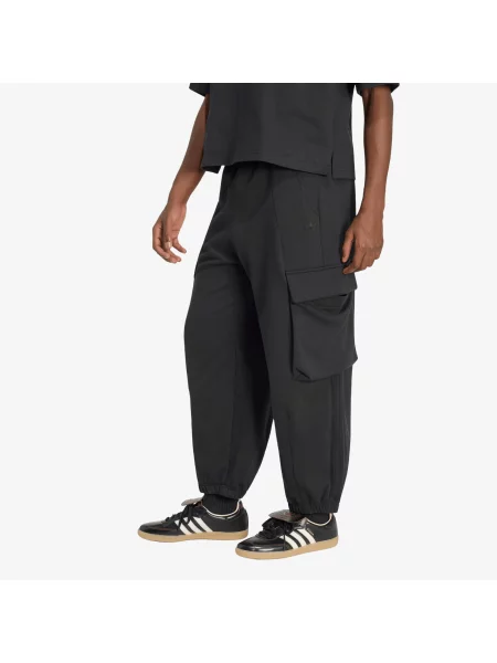 Pantaloni de trening adidas Premium Essentials Loose Cargo Black XL negru