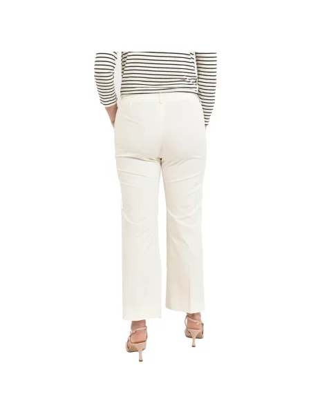 Pantaloni chino Emme Marella alb