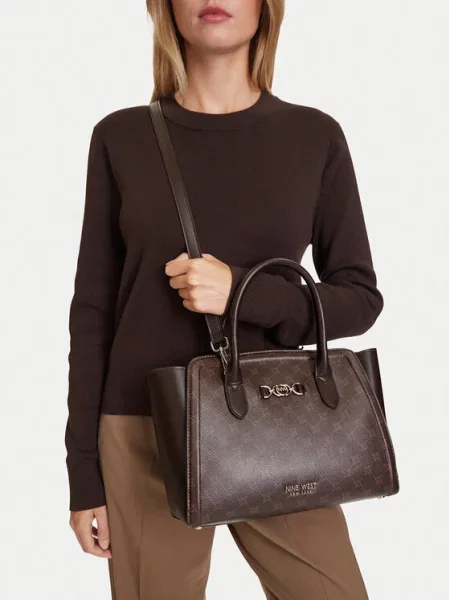 Τσάντα Nine West CEO- CRYSTAL καφέ