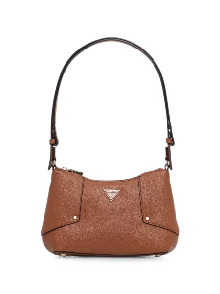 Kézitáska Guess autogrammal barna