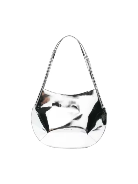 Torebka Jil Sander skórzana szara