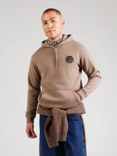 RIP CURL Mikina svetlohnedá čierna