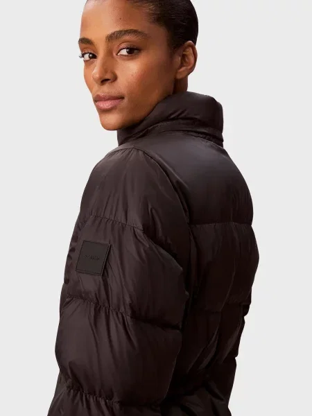 Длинный пуховик Calvin Klein черный