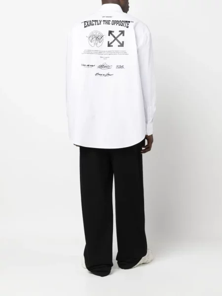 Marškiniai Off-white balta