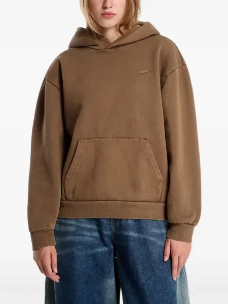 Mikina s kapucí Vans hnědá