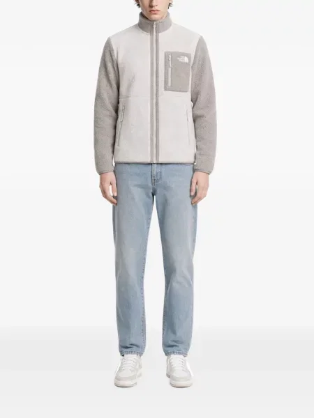 Hanorac cu fermoar The North Face gri