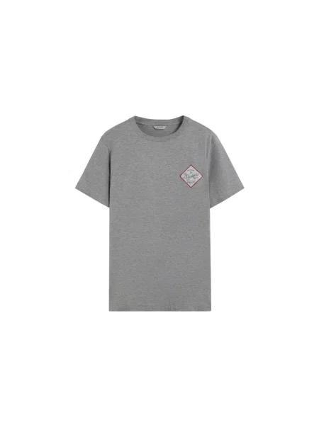 Scalpers Tričko Napkin / melír šedá