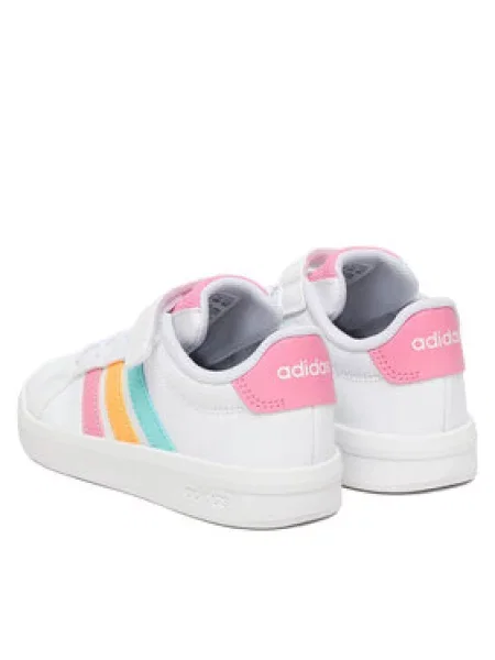 ADIDAS SPORTSWEAR Sportske cipele GRAND COURT EL tirkiz / tamo žuta / svijetloroza bijela