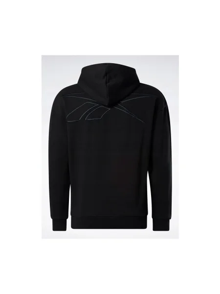 Kapucnis szvetter Reebok Sport fekete