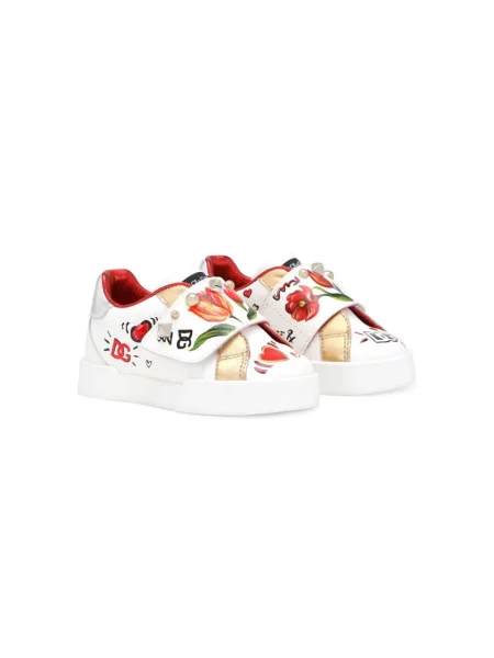 Sneakersy dziecięce Dolce And Gabbana białe