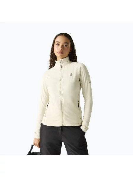 Bluză pentru femei Dare 2b Lowline Full Zip Core Stretch almond milk