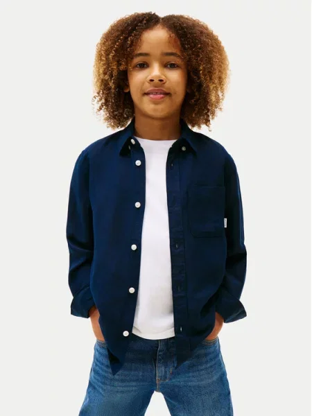 Košile Tommy Hilfiger modrá