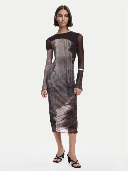 Desigual Vsakodnevna obleka Abyss Lacroix rjava