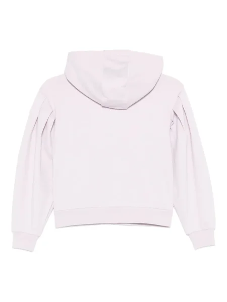Bluza z kapturem dziecięca Moncler Enfant fioletowa