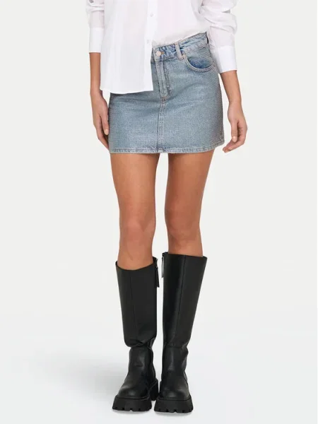 ONLY Fustă de blugi Hollywood albastru