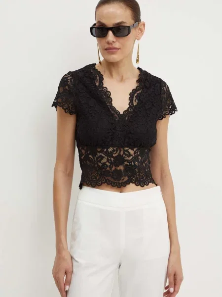 Bluză Morgan din dantelă negru