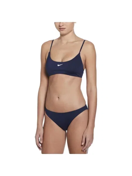 Nike Moda plażowa Kobieta S Essential Bralette Bikini niebieski