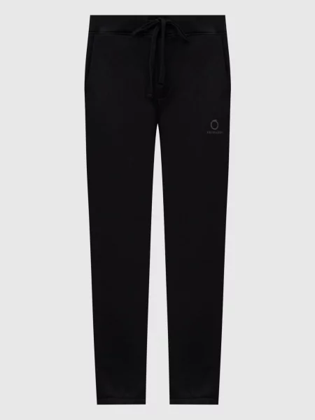 Утеплені спортивні штани з логотипом Trussardi чорні