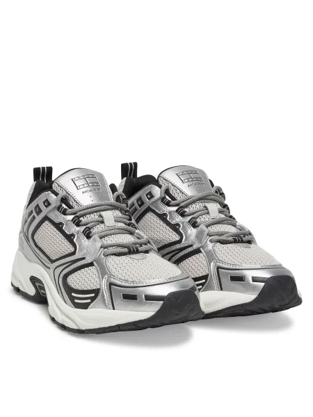 Tenisice Tommy Jeans Metallic crna