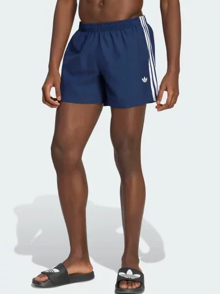 ADIDAS ORIGINALS Plavecké šortky tmavomodrá biela