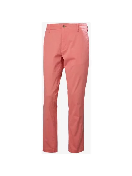 Spodnie Helly Hansen Bryggen Chino pastelowe M różowe