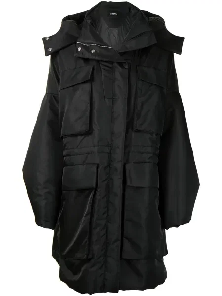 Parka Goen.j s kapucí černá