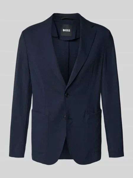 Marynarka garniturowa o kroju slim fit z mieszanki wełny model P-HANRY-WG-PK' Boss
