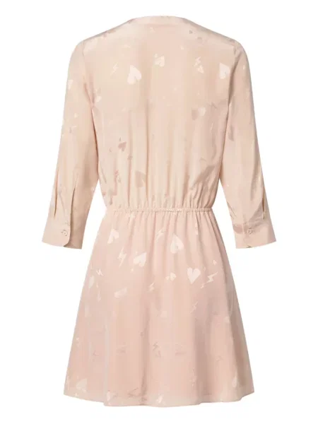 Rochie mini Zadig&voltaire de mătase de costum roz