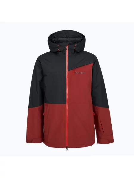 Geacă de schi pentru bărbați Columbia Iceberg Point II red oxide/black negru
