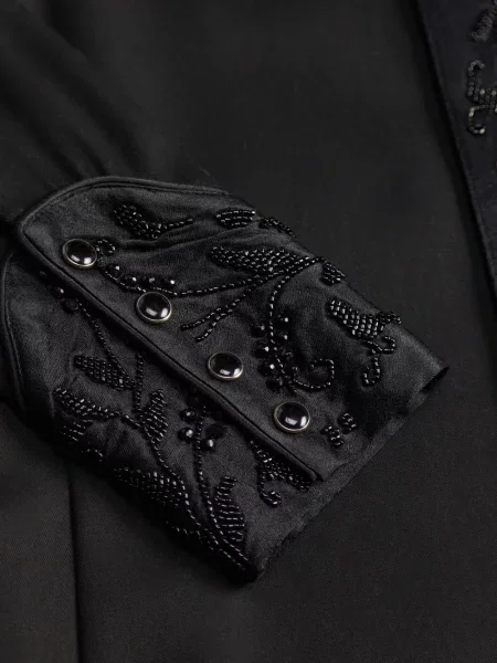 Rochie Ralph Lauren Rrl cu mărgele negru